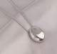 Ланцюжок Fashion Jewerly з кулоном Олива з титанової сталі подовжена підвіска кольє з кулоном овал крапля срібляста боб (SVS) - зображення 5