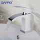 Змішувач для умивальника GAPPO G1007-8, білий/хром G1007-8 - изображение 6