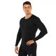 Лонгслів компресійний спортивний LIDONG J01 (поліестер, спандекс, 4XL, Чорний) (J01_Чорний_4XL) - зображення 3