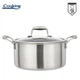 Каструля Heinner Titanium з нержавіючої сталі 7 л (HR-MRK-28) - зображення 2