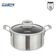 Каструля Heinner Titanium з нержавіючої сталі 7 л (HR-MRK-28) - зображення 7