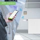 Розумний програмований радіаторний термостатичний клапан MOESGO Цифровий термостат опалення білий сумісний Smart Life Alexa/Google Home (потрібен хаб TUYA ZigBee) B0B8GP5D8K - зображення 4