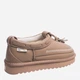 Женские угги низкие кожаные с мехом PLPS 5851-1 38 23.5 см Коричневые (ROZ6501055821) - изображение 4