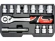 Набір головок торцевих YATO YT-38671: квадрат 1/2", М10-24, 12 шт. - зображення 1