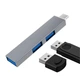 Адаптер переходник Type-C 3.1 на USB 3.0 Black (HbP051249) - изображение 4