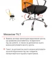Кресло аклас Гилмор сн tilt Оранжевый (Оранжевый/Черный) - изображение 5