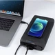 Батарея универсальная PowerPlant 68400mAh, pd/60w, dc 12-24v 9 connectors, qc/3.0, usb-c*2, usb-a, Wireless (pb930456) - изображение 3