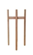 Подставка для вазона, цветов из дерева высокая WoodDecor покрытая лаком - изображение 3