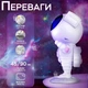 Лазерный ночник-проектор звездного неба Астронавт на пульте управления 8 галактик (2829) - изображение 7