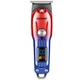 Машинка для стрижки волос Geemy GM-8036 LED-дисплей аккумуляторная 3 насадки Red-Blue (3_05684) - изображение 1