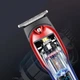 Машинка для стрижки волос Geemy GM-8036 LED-дисплей аккумуляторная 3 насадки Red-Blue (3_05684) - изображение 4