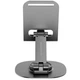 Підставка для телефону XO C151 Metal 360° holder на робочий стіл для роботи, відеодзвінків Чорний - зображення 5