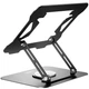 Підставка для ноутбука XO C153 Metal Laptop Swivel Large Stand настільна для ноутбука нетбука та планшета Чорний - изображение 4