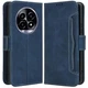 Чохол-книжка з кишеньками Deexe Wallet Stand для Realme 13 Plus - Blue - зображення 1