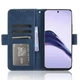 Чохол-книжка з кишеньками Deexe Wallet Stand для Realme 13 Plus - Blue - зображення 4