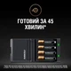 Зарядний пристрій Duracell CEF27+ 2AA1300 + 2AAА750 (5007500) - зображення 5