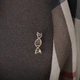 Брошь унисекс BROCHE бижутерия Медицина Анатомия ДНК золотистая BRBF111620 - изображение 2