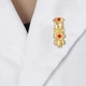 Значок (пин) BROCHE брошь бижутерия Медицина Медсестра золотистый BRGV114480 - изображение 4