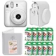 Подарочный набор Fujifilm Instax Mini 12 Cray White: Камера + Чехол + Фотоальбом на 64 фото + Фотопленка 100 шт + Подарочная упаковка - изображение 1