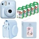 Подарунковий набір Fujifilm Instax Mini 12 Pastel Blue: Камера + Чохол + Фотоальбом на 64 фото + Фотоплівка 50 шт + Подарункове пакування - зображення 1