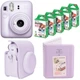 Подарунковий набір Fujifilm Instax Mini 12 Lilac Purple: Камера + Чохол + Фотоальбом на 64 фото + Фотоплівка 50 шт + Подарункове пакування - зображення 1