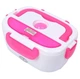 Ланч бокс 2 в 1 з підігрівом від мережі 220В і 12В прикурювача Electronic Lunchbox Ложка в комплекті - зображення 1