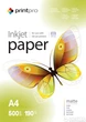 Фотопапір PrintPro матовий 190г/м A4 500 л PM190-500 (PME190500A4) - зображення 1