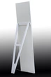 Дзеркало підлогове в рамі Factura з дерев'яною підставкою small White glossy 45х167 білий - зображення 3