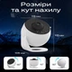 Нічник-проектор зоряного неба Galaxy Projector для домашнього планетарію 12 галактик - Чорний (3093-1) - зображення 4