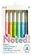 Набір файлайнерів Ooly Noted 2-in-1 Micro Fine Tip Pens & Highlighters 6 шт (0810104681223) - зображення 1