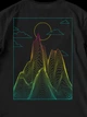 Футболка женская оверсайз Dubhumans Terrain Черный 3XL-4XL (TER-TWO-B-3XL4XL) - изображение 4