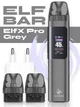 Многоразовая Pod система Elf Bar ElfX Pro 1200 mAh 3ml Grey + 2 картриджа 3 мл + зарядний блок ACG в комплекте до POD системы электронные сигареты для заправки до 45 Вт без жидкости - изображение 1
