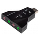 Звуковая карта 7.1 USB QTS-009 Black (16163) - изображение 1