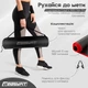 Коврик для йоги и фитнеса EasyFit EF-19192-BK каучук с кантом 181х61х1 см Черный (56003092) - изображение 8