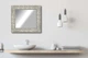 Зеркало настенное в раме Factura Steel textured 47х47 см сталь - изображение 5