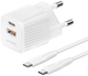 Ładowarka sieciowa 4smarts VoltPlug Duos Mini PD 20W White (4252011903382) - obraz 1