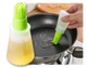 Силіконова пляшка дозатор зі щіткою Oil Mix Bottle Green 60 мл - изображение 1