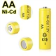 Акумулятор NI-Cd AA 1.2V пальчик Yellow - зображення 1