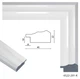 Дзеркало підлогове в рамі Factura з дерев'яною підставкою small White glossy 45х167 білий - зображення 2