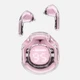 Беспроводные наушники TWS Ultrapods Pro с прозрачной RGB станцией-кейсом Pink - изображение 1