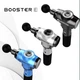 Професcиональный перкуссионный мышечный массажер, ударный пистолет Booster E (24v) Стальной - изображение 4