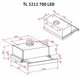 Витяжка Perfelli TL 5212 BL 700 LED телескопічна - изображение 12