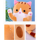 Мягкая игрушка Кот Батон TOPA плюшевый котик обнимашка Коричневый 70 см - изображение 2