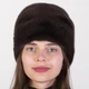 Шапка норковая Меховой Стиль Кубанка Камелия 54-60 Кофейный (076/K) - изображение 2