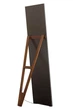 Зеркало напольное в раме Factura с деревянной подставкой Black small glossy 45х167 черный - изображение 3