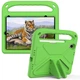 Чехол STR EVA с ручкой подставкой треугольник для Apple iPad mini 6 детский Green - изображение 1