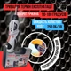Викрутка з розкладною ручкою на аккумуляторі 4.8V електровикрутка-шуруповерт у валізі з насадками RD00-35, Сірий - зображення 2