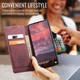 Чехол книжка Caseme с магнитом для Xiaomi 14T бордовый - изображение 5