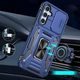Ударопрочный чехол Camshield Army Ring для Samsung Galaxy A35 / A55 Синий/Navy - изображение 2