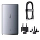 Мережевий зарядний пристрій МЗП Baseus GaN5 Pro Ultra-Slim 65W Type-C+USB + Type-C to Type-C 100W (1m) (CCGP15011) Gray - зображення 6